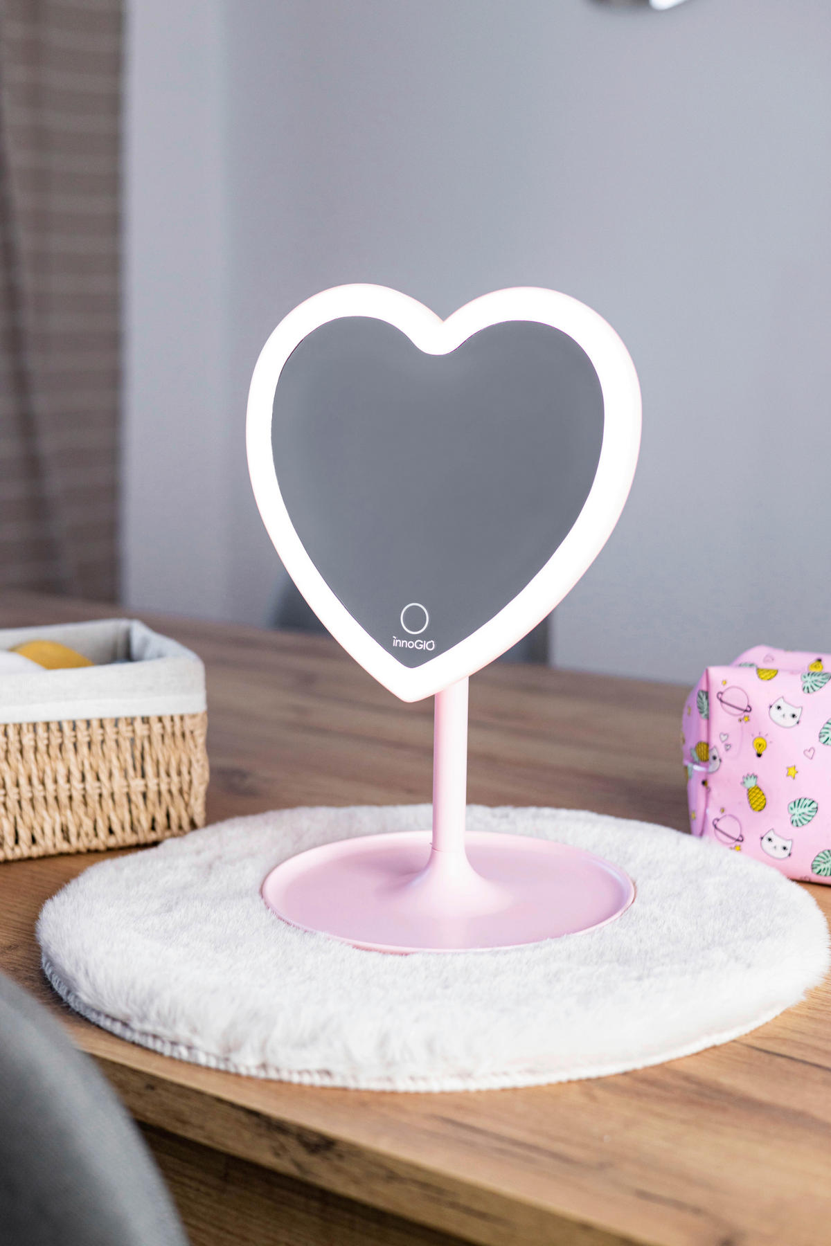 SPIEGEL  - Pink, Basics, Kunststoff (18/30cm)