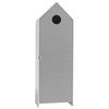 KINDERKLEIDERSCHRANK - Weiß/Grau, MODERN, Holzwerkstoff (57,6/171,3/37cm) - MID.YOU