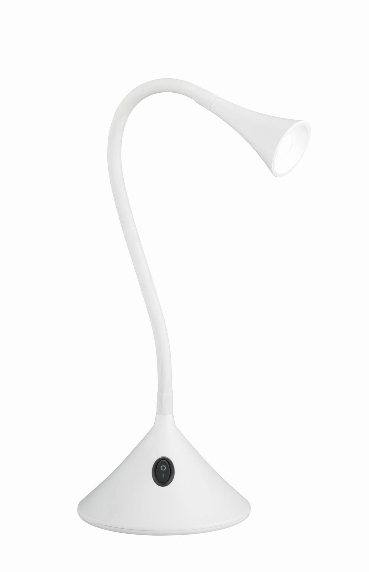 SCHREIBTISCHLEUCHTE - Weiss, Konventionell, Kunststoff (13,5/31,8cm)