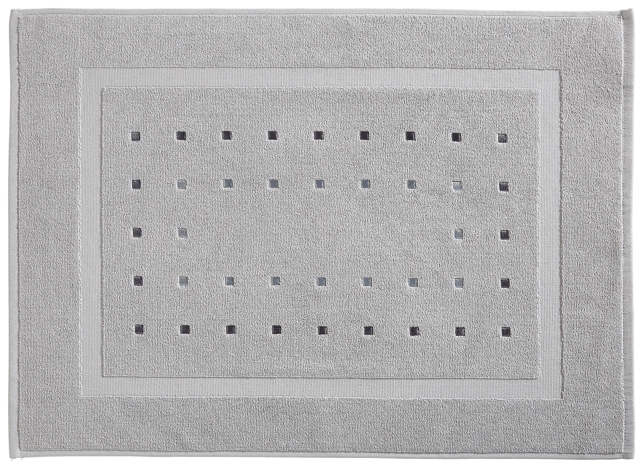 KOUPELNOVÁ PŘEDLOŽKA, 50/70 cm - barvy stříbra, Design, textil (50/70cm) - Esposa