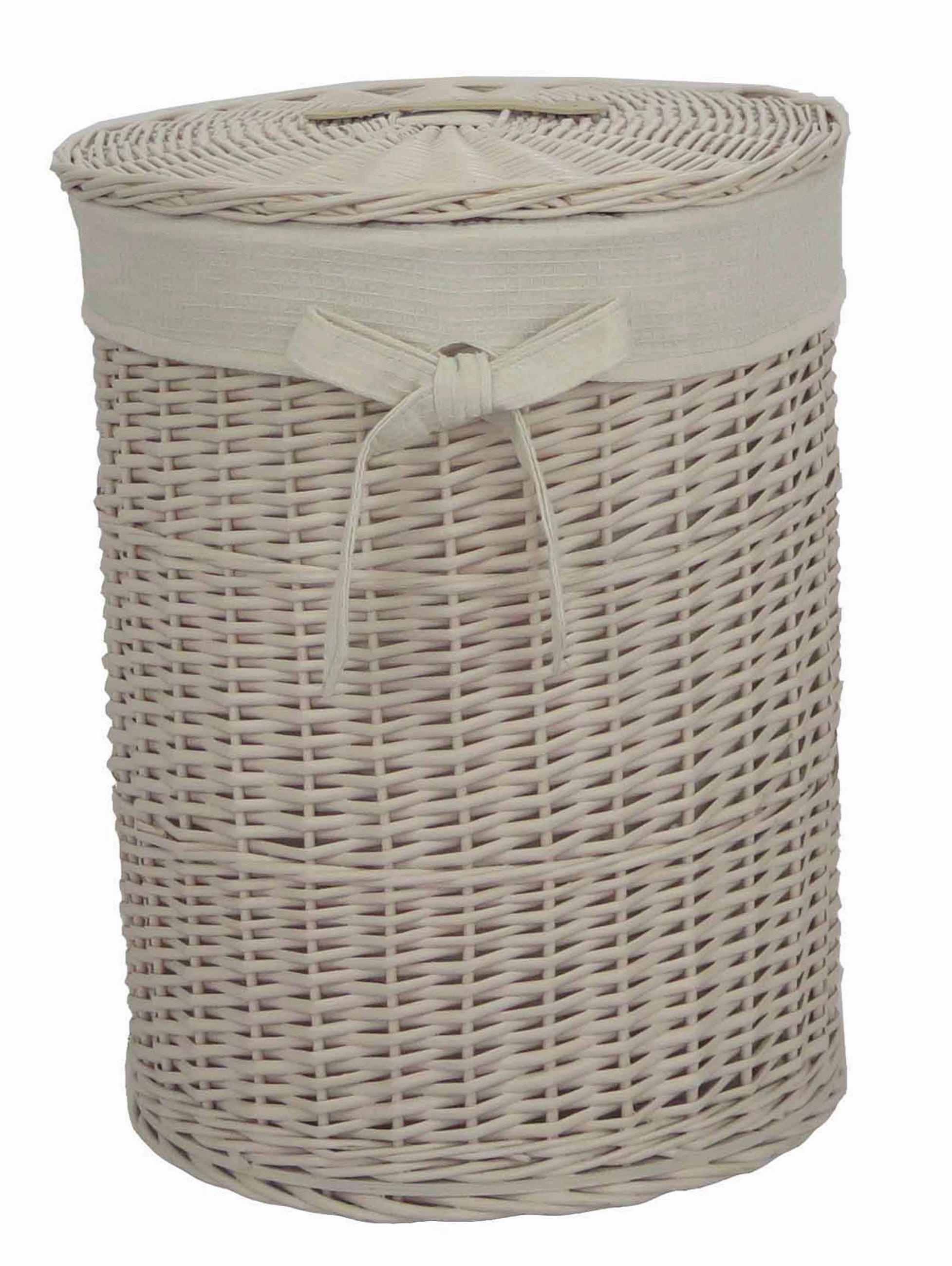 WÄSCHEKORB - Beige, Basics, Holz/Textil (44/54cm) - Landscape