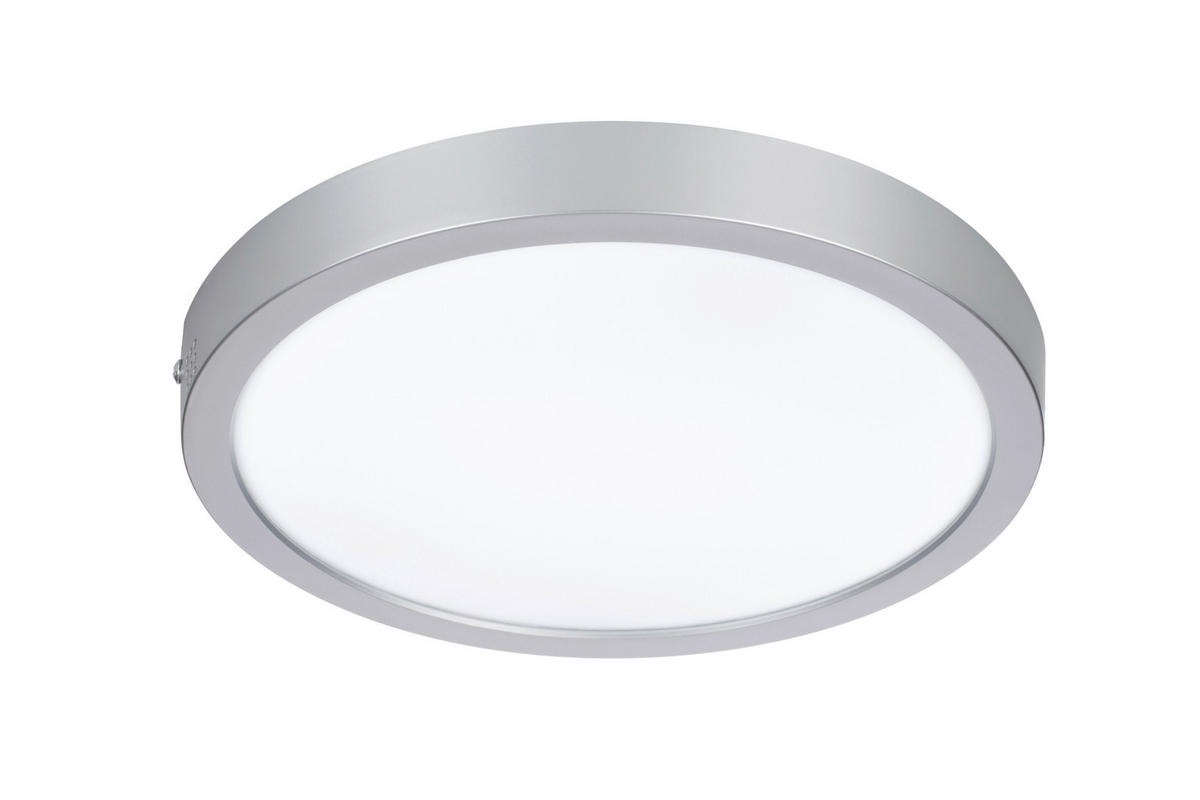KOUPELNOVÉ STROPNÍ LED SVĚTLO, 27,5/3,1 cm  - barvy niklu, Basics, plast (27,5/3,1cm) - Celina