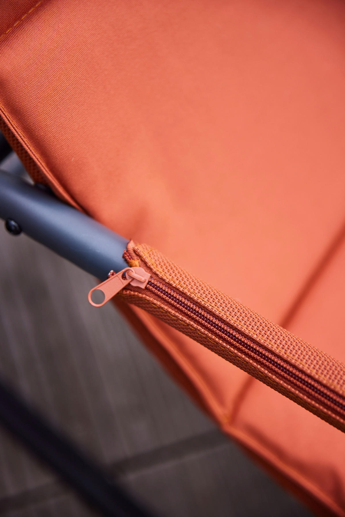 GARTEN-RELAXLIEGE 57/81/143 cm  - Orange, KONVENTIONELL, Textil/Metall (57/81/143cm) - Siena Garden