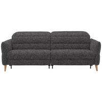 2-SITZER-SOFA  in Webstoff Dunkelgrau  - Eiche Bianco/Dunkelgrau, Design, Holz/Textil (234-262/85-106/98-112cm) - Dieter Knoll