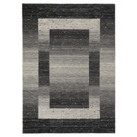 ORIENTTEPPICH  Wohnzimmer 70/140 cm Henry Black Schwarz rechteckig  - Schwarz, KONVENTIONELL, Textil (70/140cm) - Cazaris