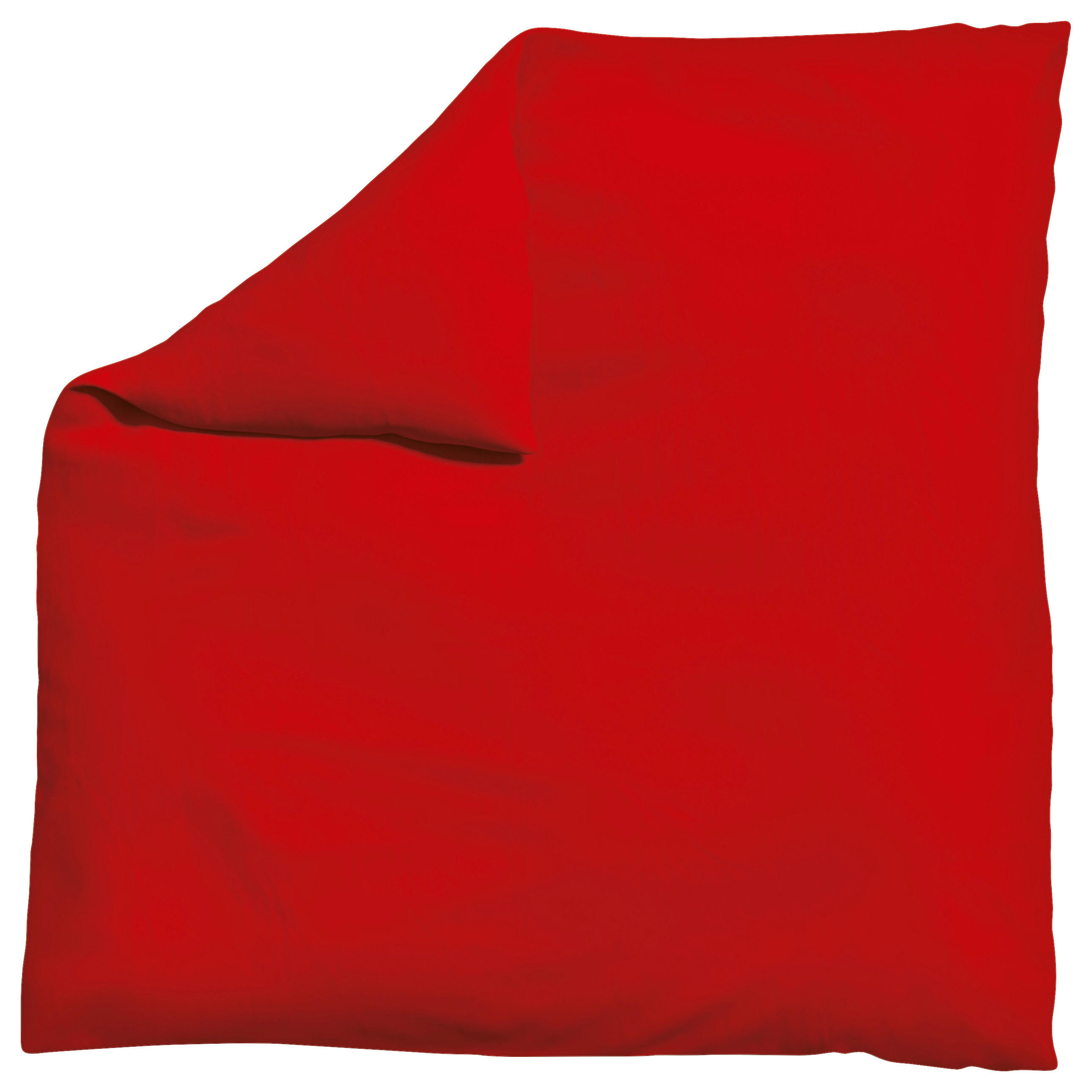 BETTDECKENBEZUG WOVEN SATIN Makosatin 200/200 cm  - Dunkelrot, Basics, Textil (200/200cm) - Schlafgut