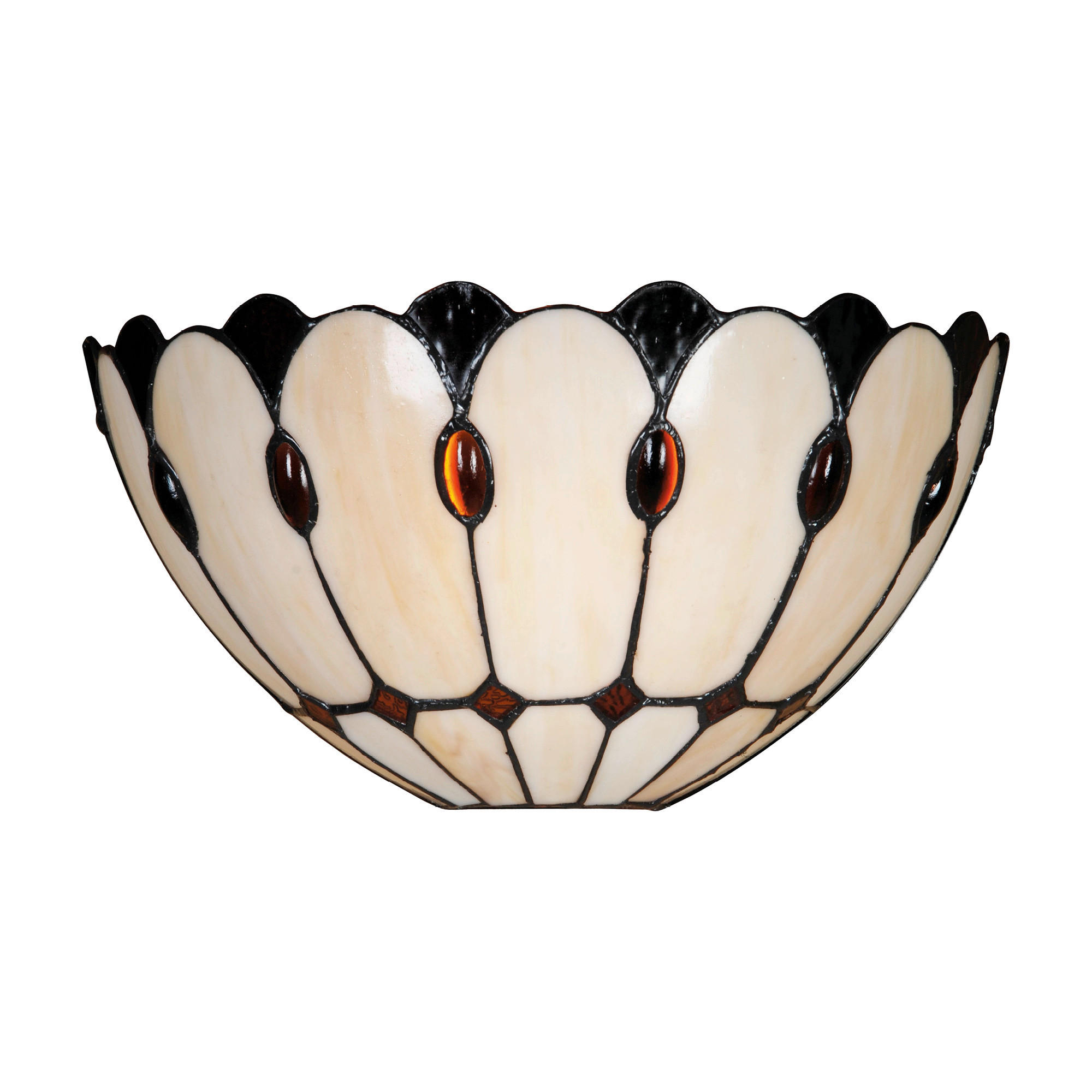 FALILÁMPA - többszínű, Basics, Üveg (15/16.5/31.5cm)