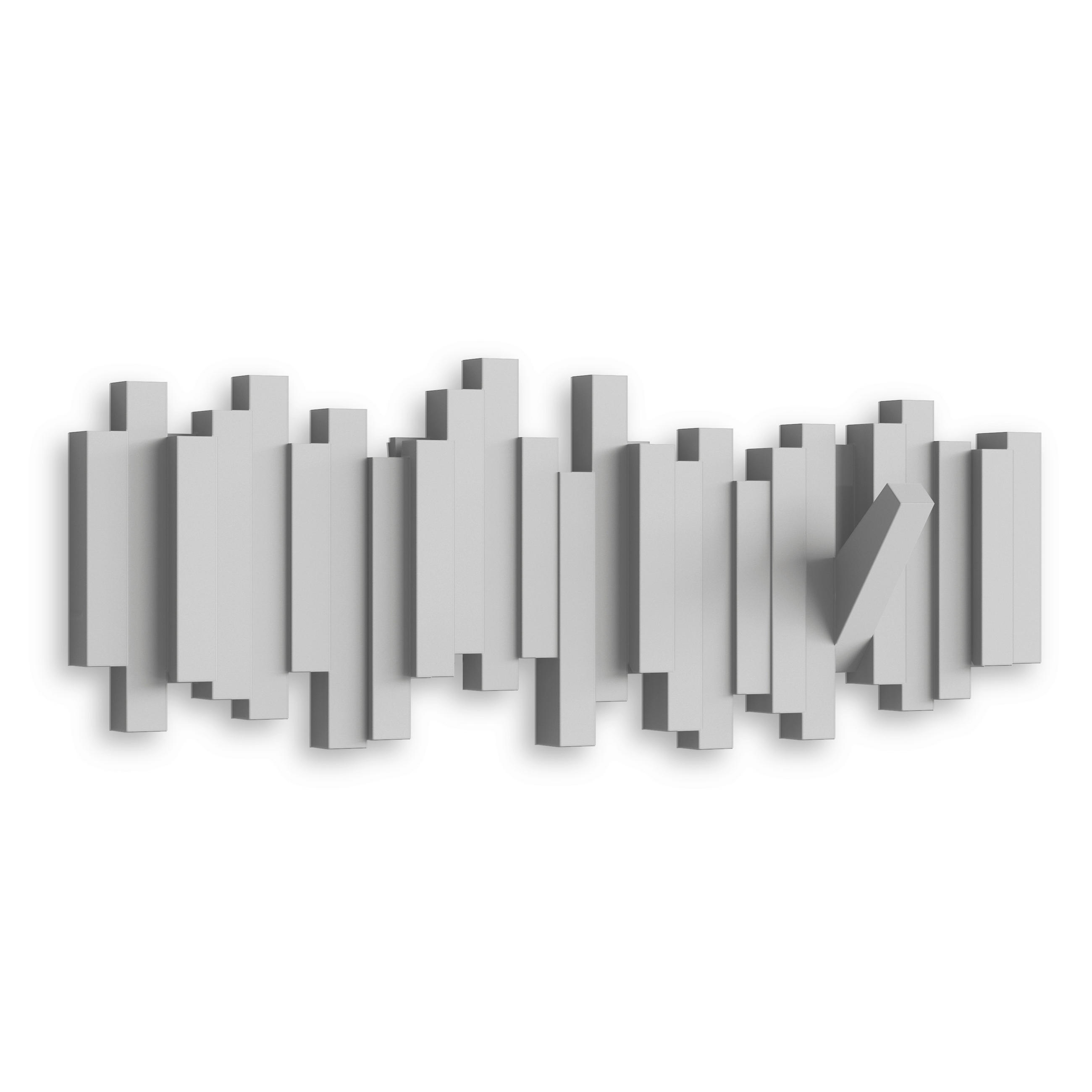 GARDEROBENLEISTE  in Grau  - Grau, Design, Kunststoff (49/18/3cm) - Umbra