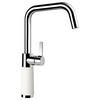 KÜCHENARMATUR 556000POL  - Chromfarben/Weiß, Basics, Stein/Metall (19/35/5,2cm) - Schock