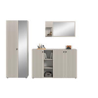 GARDEROBE 3-teilig  in 235/192/37 cm  - Kaschmir, Design, Holzwerkstoff (235/192/37cm) - MID.YOU