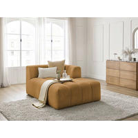 SOFAELEMENT ANNECY Bouclé Gelb  - Gelb/Schwarz, MODERN, Kunststoff/Textil (120/72/170cm)