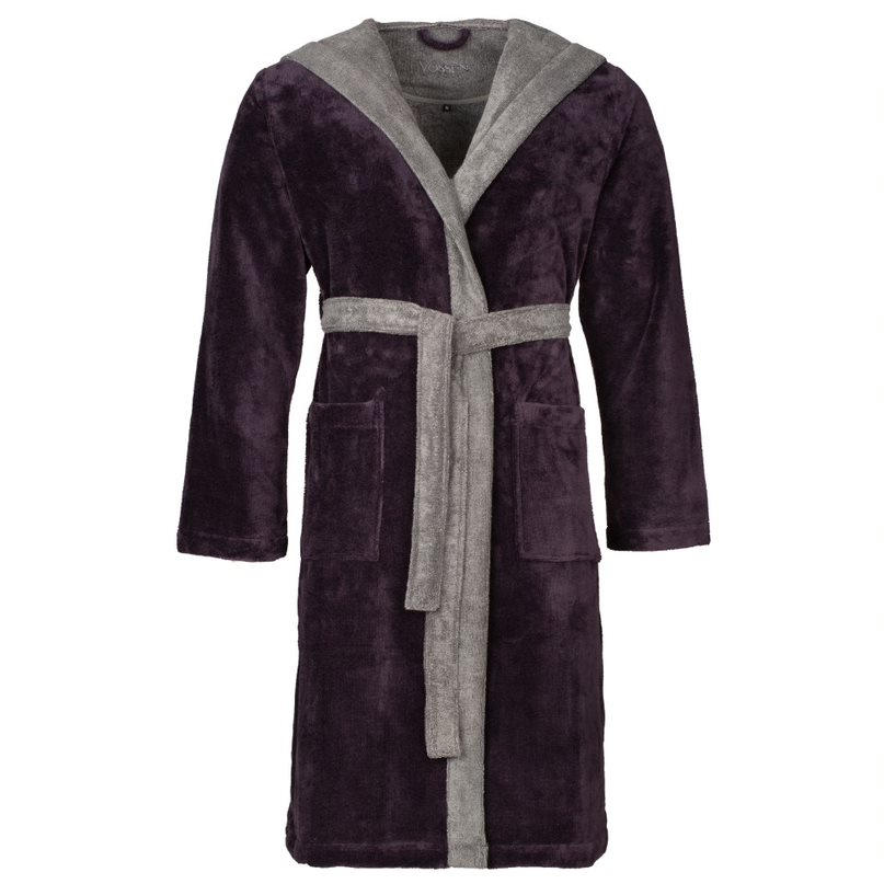 BADEMANTEL XS Unisex  - Anthrazit, Basics, Textil (XSnull) - Vossen