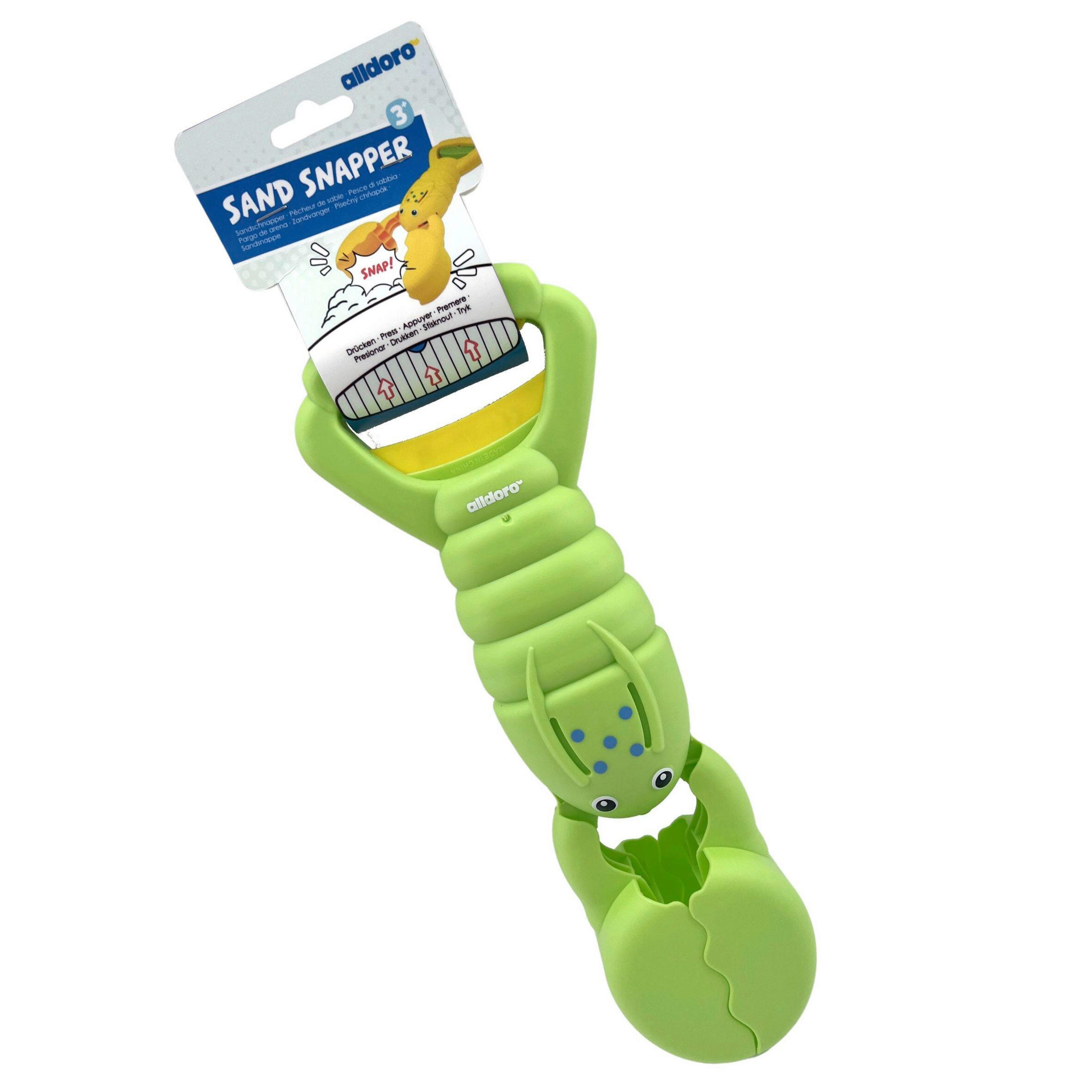 SANDSPIELZEUG Sand Snapper  - Hellgrün, Basics, Naturmaterialien/Kunststoff (5,5/34,5/12cm) - alldoro