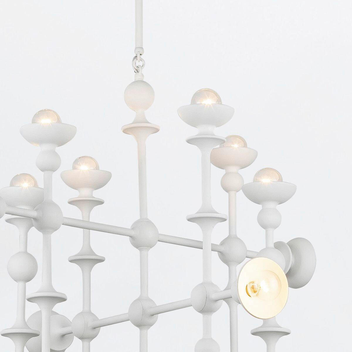 KRONLEUCHTER 76,2/74,9 cm   - Weiß, KONVENTIONELL, Metall (76,2/74,9cm) - Elstead Lighting