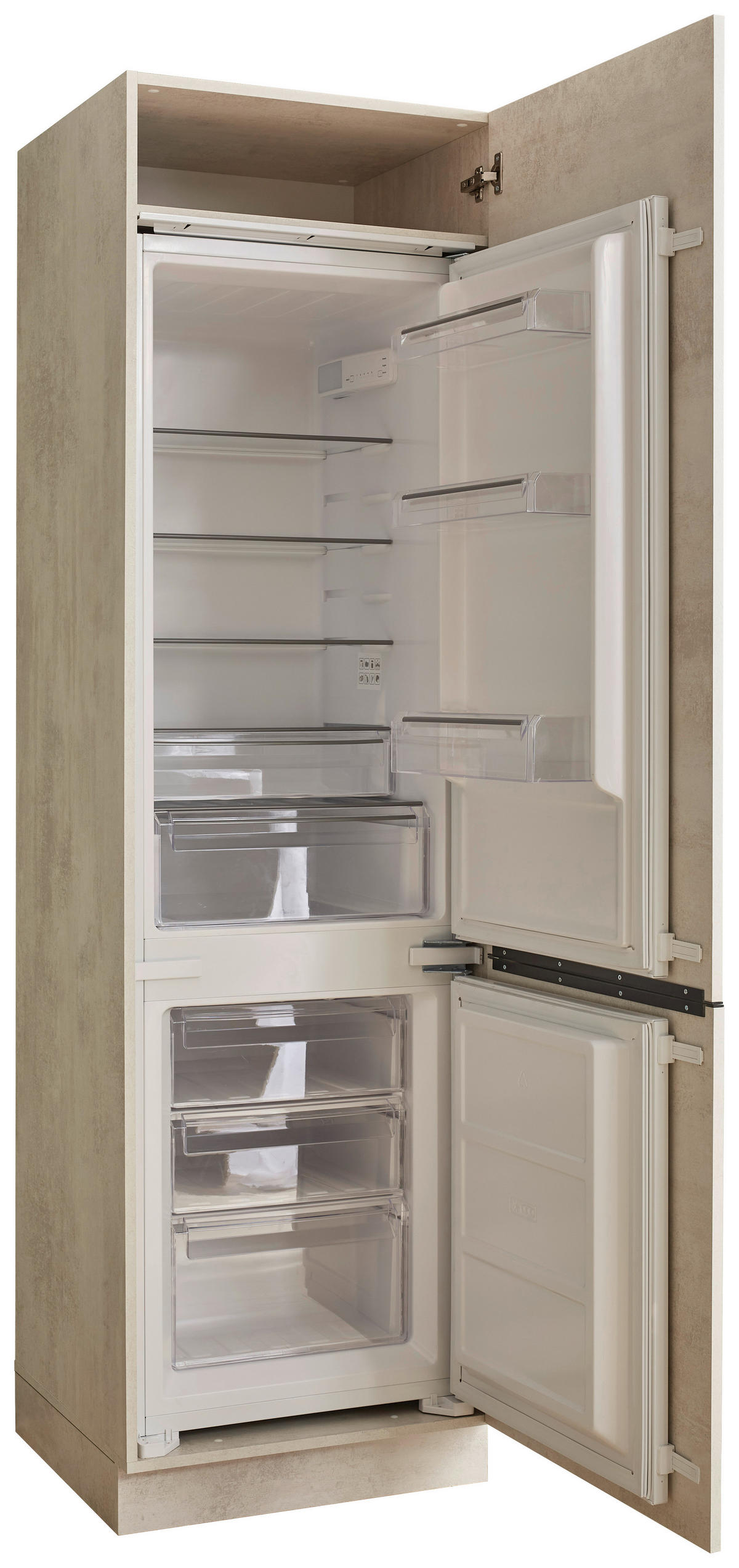ELEMENT ZA UGRADBENE UREĐAJE    - bijela/crna, Design, drvni materijal/plastika (60/210/58cm) - MID.YOU