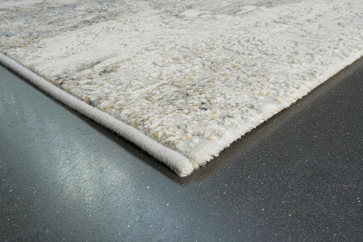 WEBTEPPICH 120/170 cm Canyon Hellgrau, Dunkelblau  - Hellgrau/Dunkelblau, KONVENTIONELL, Kunststoff/Textil (120/170cm)