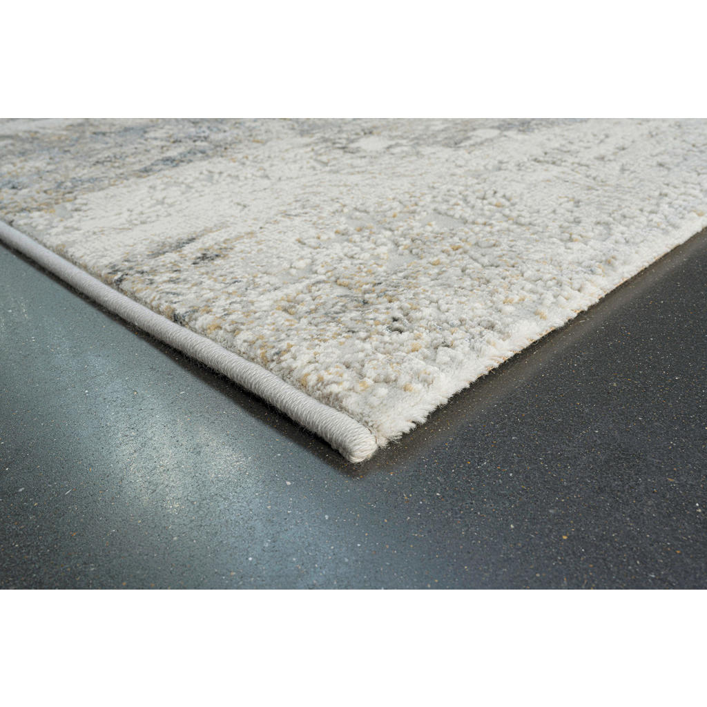 Thumbnail - Novel Webteppich Canyon, Hellgrau, Dunkelblau, Textil, Abstraktes, rechteckig, 120x170 cm, Oeko-Tex® Standard 100, für F...