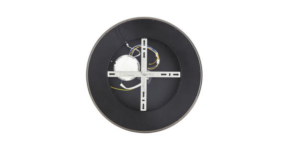 LED-DECKENLEUCHTE 40/6 cm - Chromfarben/Schwarz, Trend, Kunststoff/Metall (40/6cm) - Novel