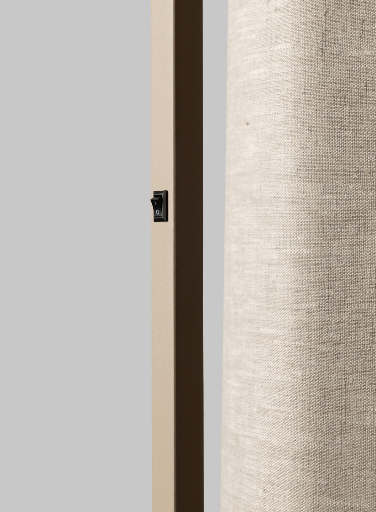 STEHLEUCHTE 30/160 cm    - Sandfarben/Beige, Design, Textil/Metall (30/160cm) - It's about Romi