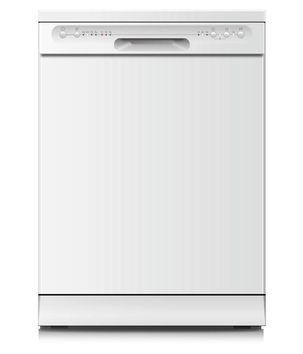 GESCHIRRSPÜLER GSP12-6E  - Weiss, Trend, Kunststoff/Metall (59,8/84,5/60cm) - PKM