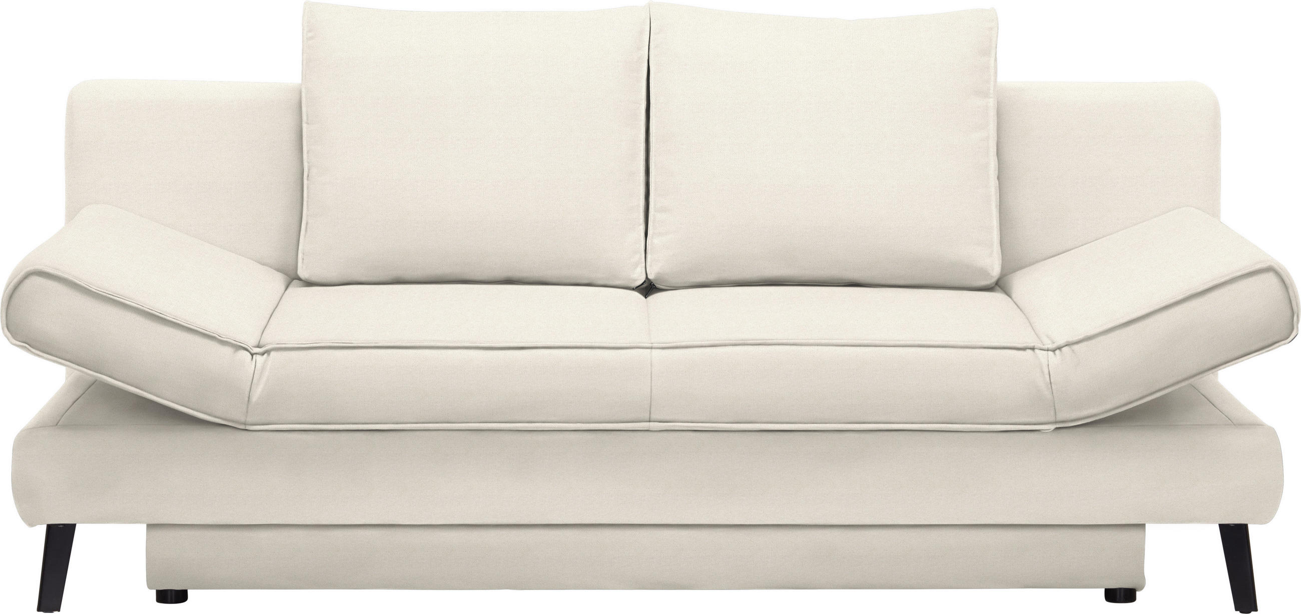 SCHLAFSOFA in Naturfarben  - Schwarz/Naturfarben, Design, Textil/Metall (200/85/90cm) - Xora