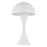 TISCHLEUCHTE - Weiss, Design, Kunststoff/Metall (20/36,1cm) - Globo