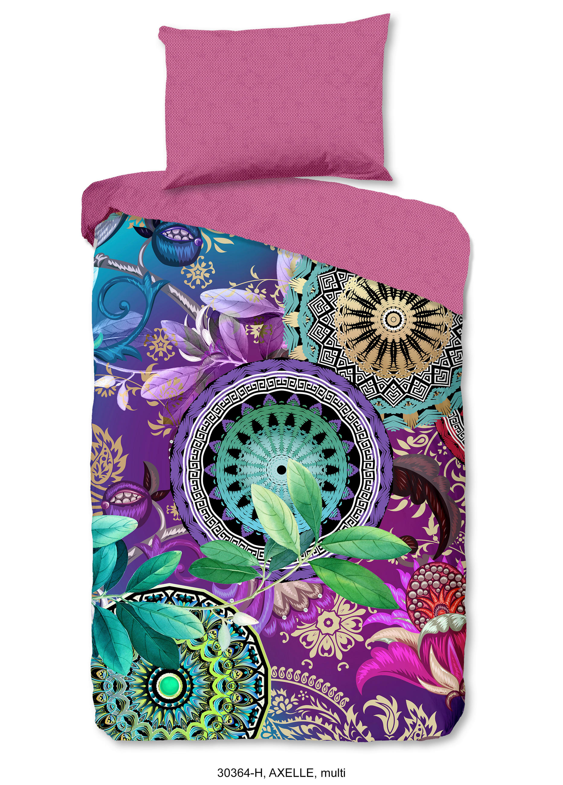 Bettwäsche Axelle Multicolor 140x200 cm