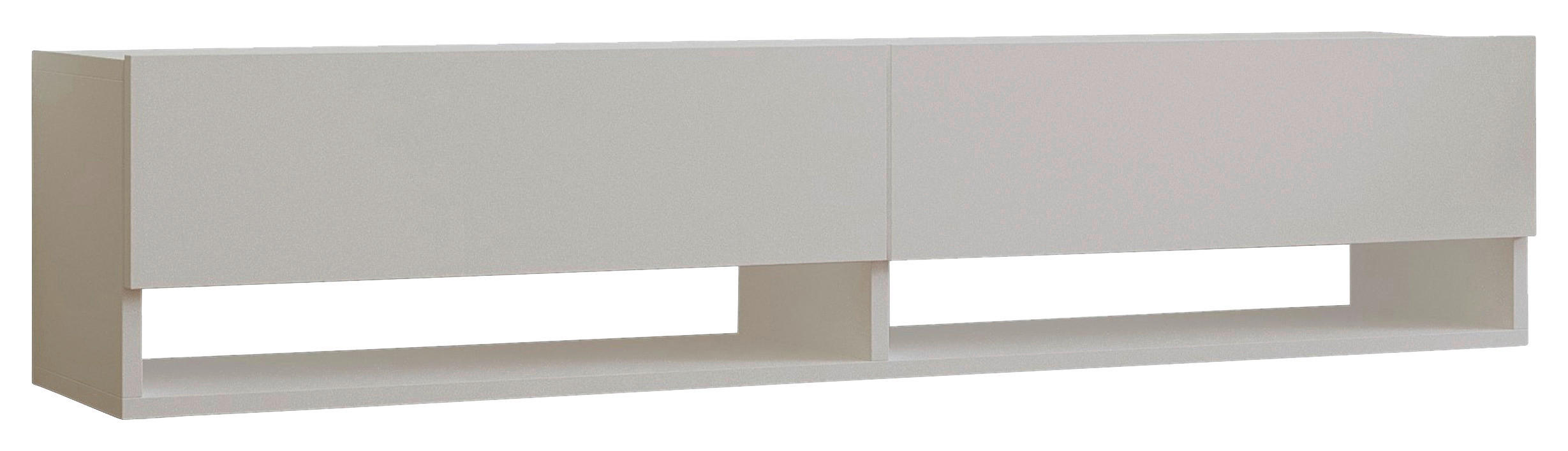 LOWBOARD  141/31/30 cm  hängend  - Weiss, Modern, Holzwerkstoff (141/31/30cm)