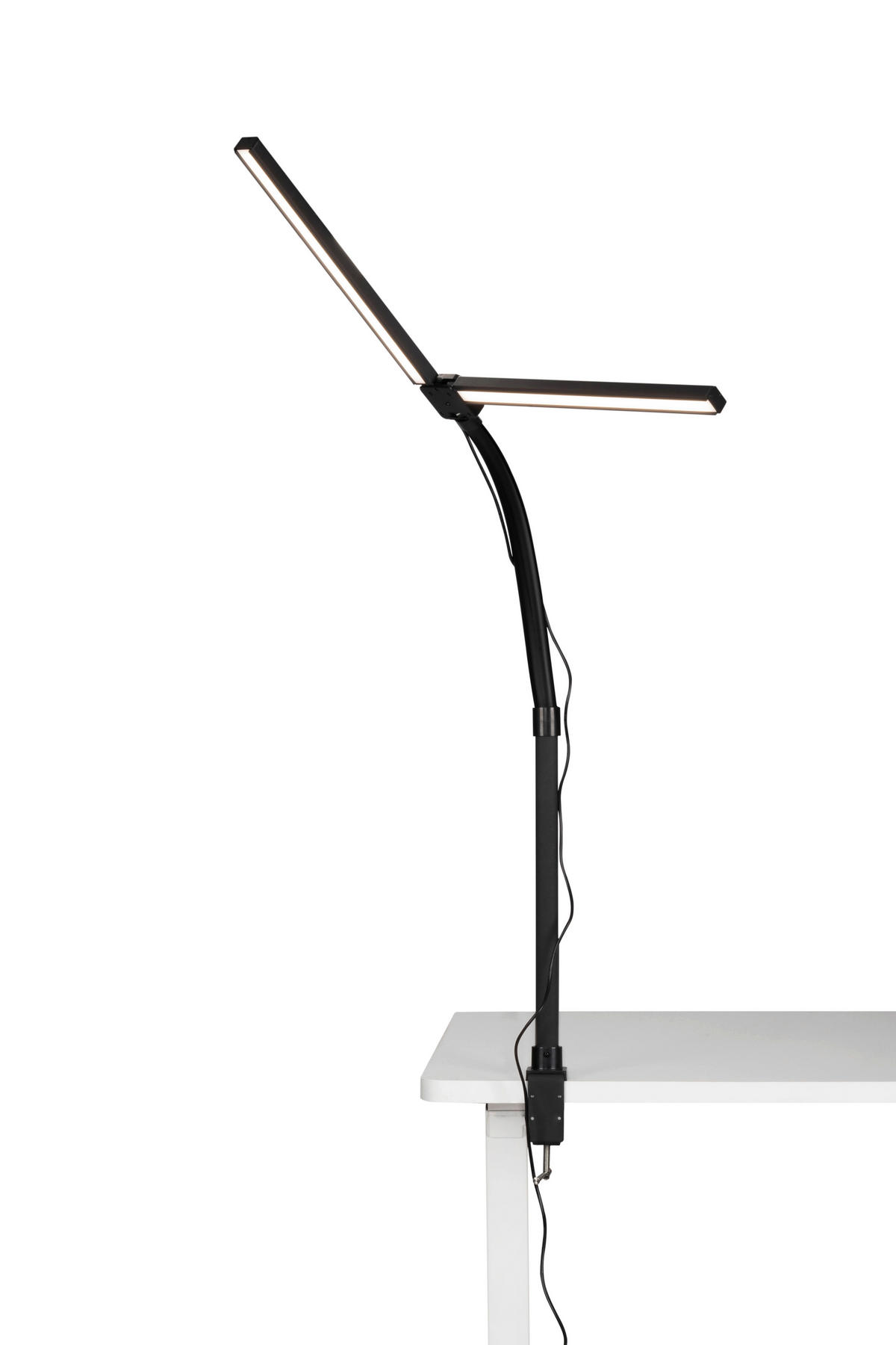 LED CSIPTETŐS LÁMPA - fekete, Basics, műanyag/fém (80/35/71,5cm) - Novel