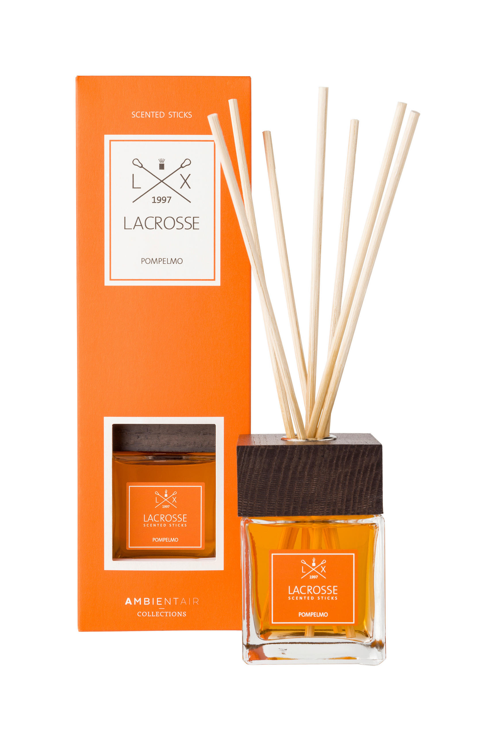DIŠAVA ZA PROSTOR Pompelmo  - oranžna, Basics, karton/steklo (100ml) - Lacrosse