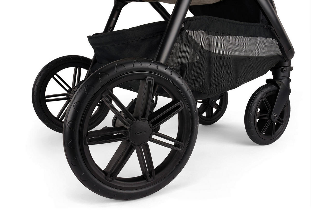 KINDERWAGENSET TRIV lx  - Sandfarben/Schwarz, Basics, Kunststoff/Metall (58/109/93,5cm) - Nuna