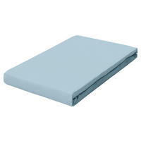 SPANNLEINTUCH 200/200 cm Frottee  - Hellblau, Basics, Textil (200/200cm) - Schlafgut