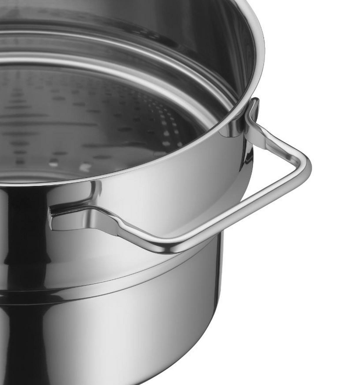 DAMPFEINSATZ  - Edelstahlfarben, Basics, Metall (20cm) - WMF