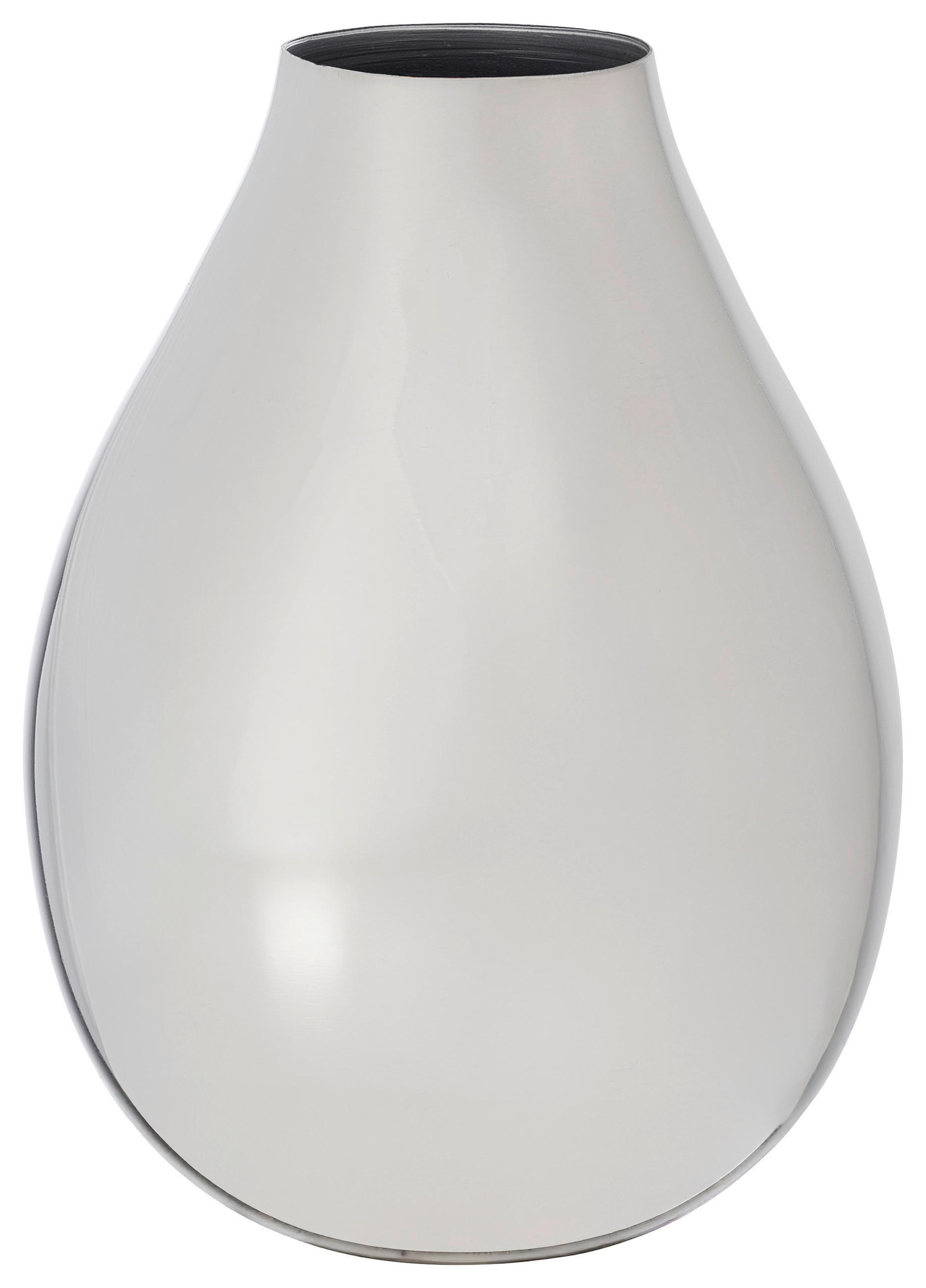VÁZA, kov, 14 cm - barvy niklu, Basics, kov (10/14cm) - Ambia Home