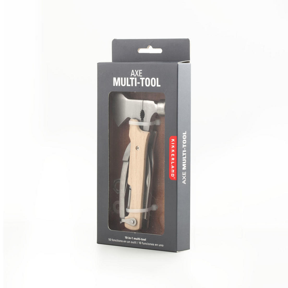MULTIFUNKČNÍ NÁŘADÍ - barvy buku, Basics, kov/dřevo (10,5/2,5/22cm) - Kikkerland