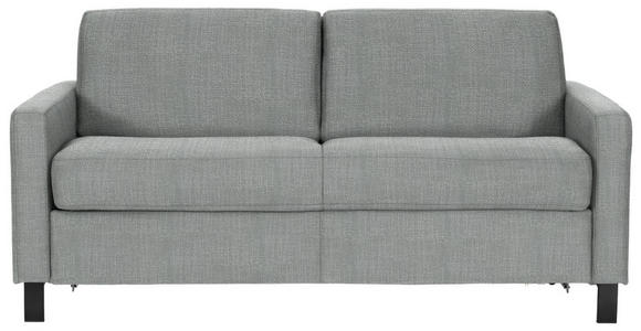 SCHLAFSOFA Webstoff Grau  - Schwarz/Grau, Design, Holz/Textil (184/92/102cm) - Dieter Knoll