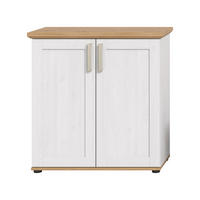 HIGHBOARD  84/88/37 cm  - Lärchefarben/Schwarz, Design, Holzwerkstoff/Kunststoff (84/88/37cm) - Livetastic