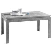 ESSTISCH 140/80/76 cm Nachbildung  Holzwerkstoff ausziehbar rechteckig Grau, Weiß  - Weiß/Grau, MODERN, Holzwerkstoff (140/80/76cm) - MID.YOU