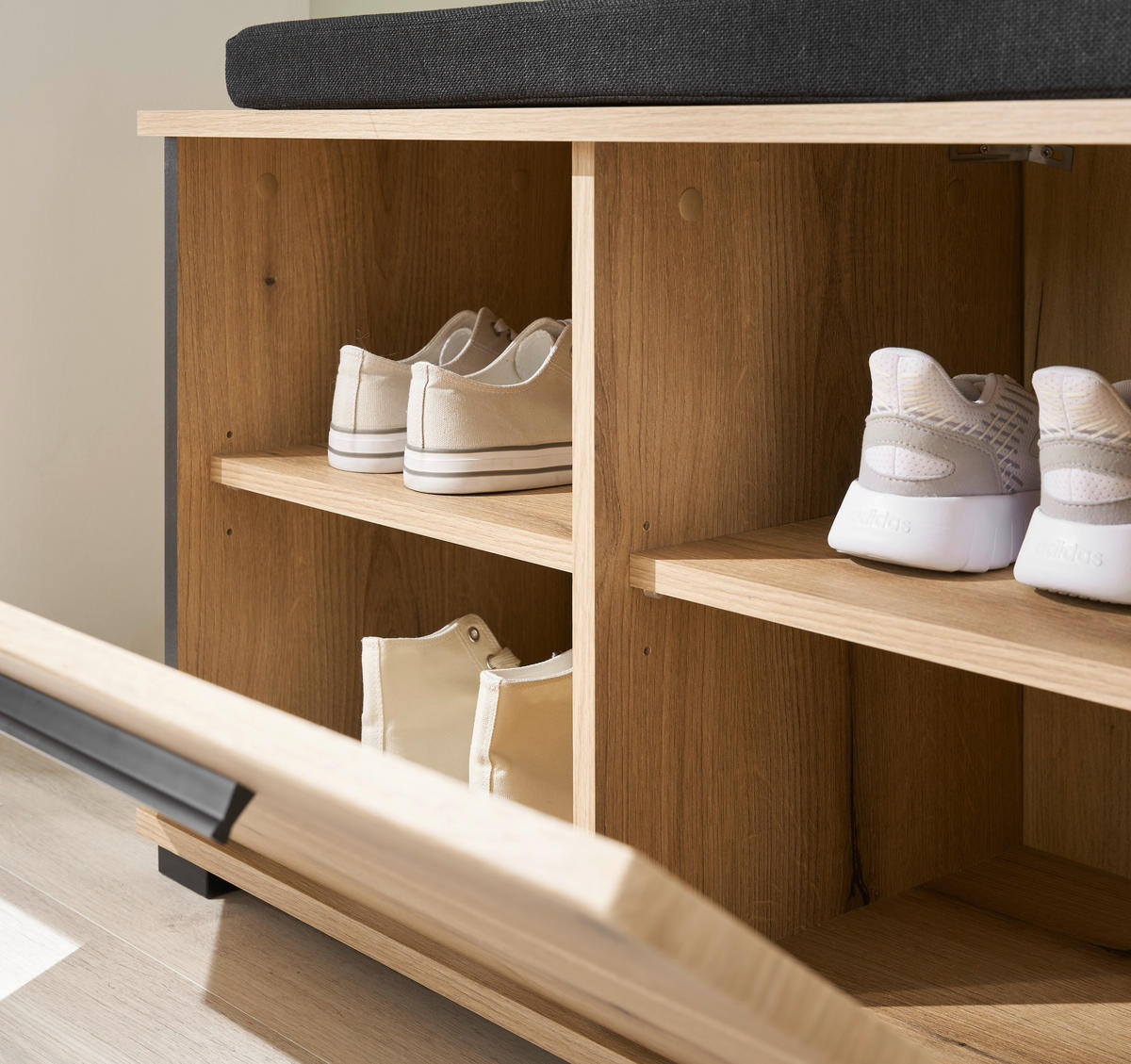 GARDEROBE 5-teilig  in 170/200/39 cm  - Eichefarben, MODERN, Holzwerkstoff (170/200/39cm) - MID.YOU