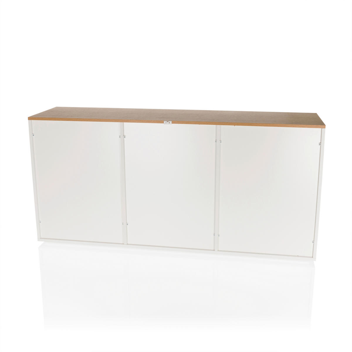 SIDEBOARD  in 160/76/40 cm  - Eichefarben/Weiß, MODERN, Holzwerkstoff (160/76/40cm) - MID.YOU