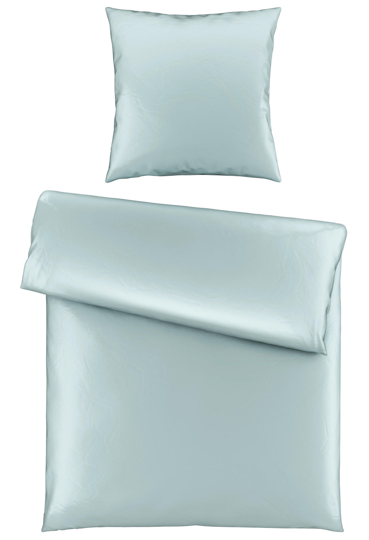 DUVETBEZUG Flachgewebe 200/210 cm  - Hellblau, Basics, Textil (200/210cm) - Bio:Vio