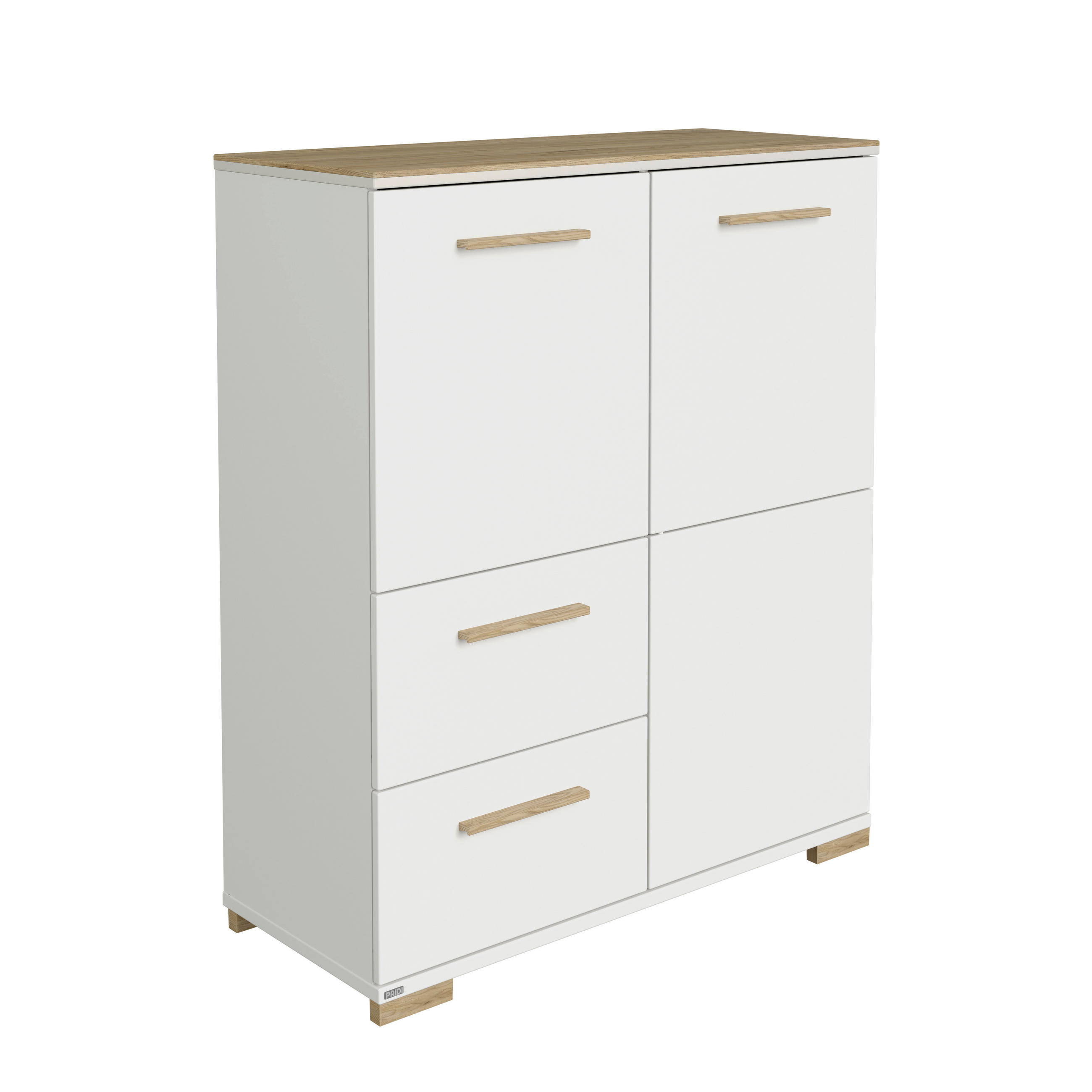HIGHBOARD Enie  in  - Eichefarben/Weiß, Basics, Holz/Holzwerkstoff (94,80/112,10/39,60cm) - Paidi