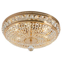 KRONLEUCHTER 43,5/23,5 cm  - Goldfarben, Trend, Glas/Metall (43,5/23,5cm) - MAYTONI