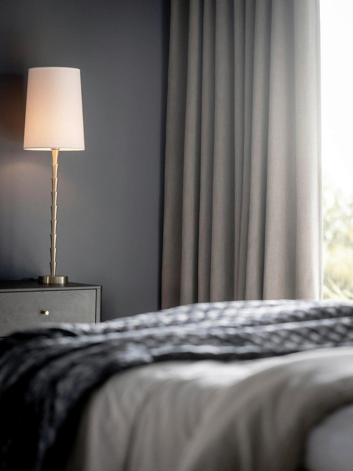 VERDUNKELUNGSVORHANG Verdunkelung  - Grau, Basics, Textil (130/280cm)