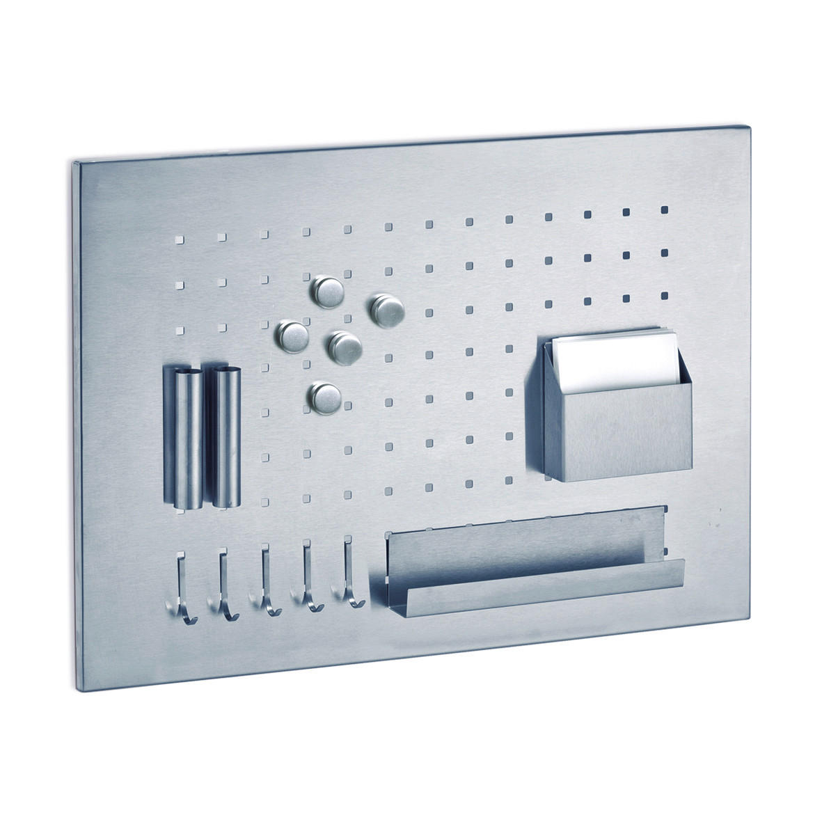 Zeller Present Magnettafel Silber 50x1.5x35 cm