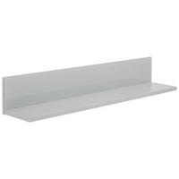 WANDBOARD Grau, Hellgrau  - Hellgrau/Grau, Design, Glas/Holzwerkstoff (109,7/18/21,9cm) - Hom`in