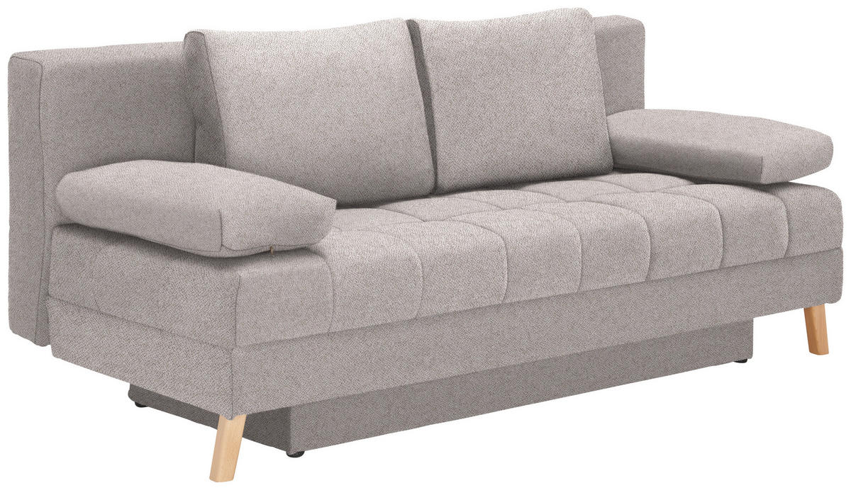 SCHLAFSOFA in Webstoff Naturfarben  - Naturfarben, Konventionell, Holz/Textil (195/90/90cm) - Cantus