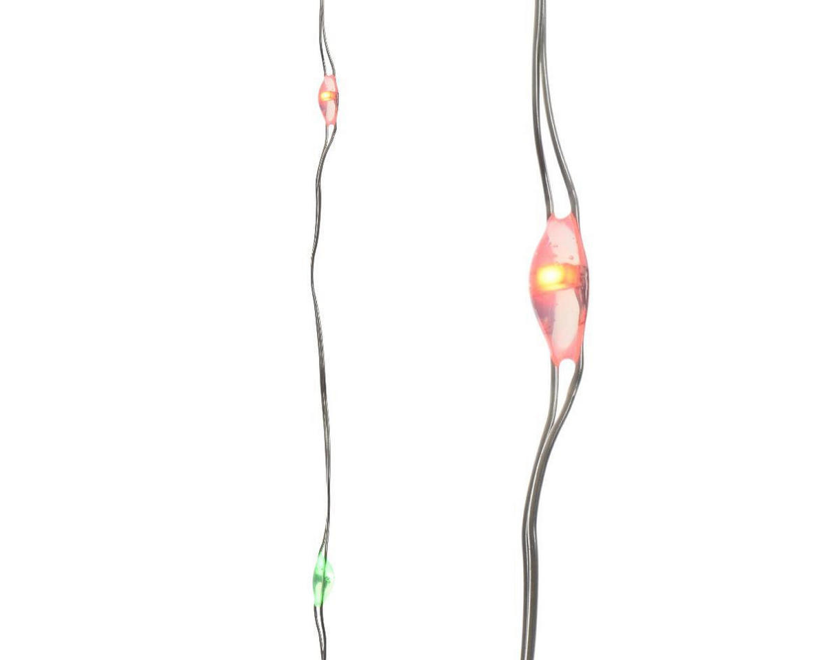 UKRASNE LAMPICE - prozirna, Osnovno, plastika (195/20/41cm) - X-Mas
