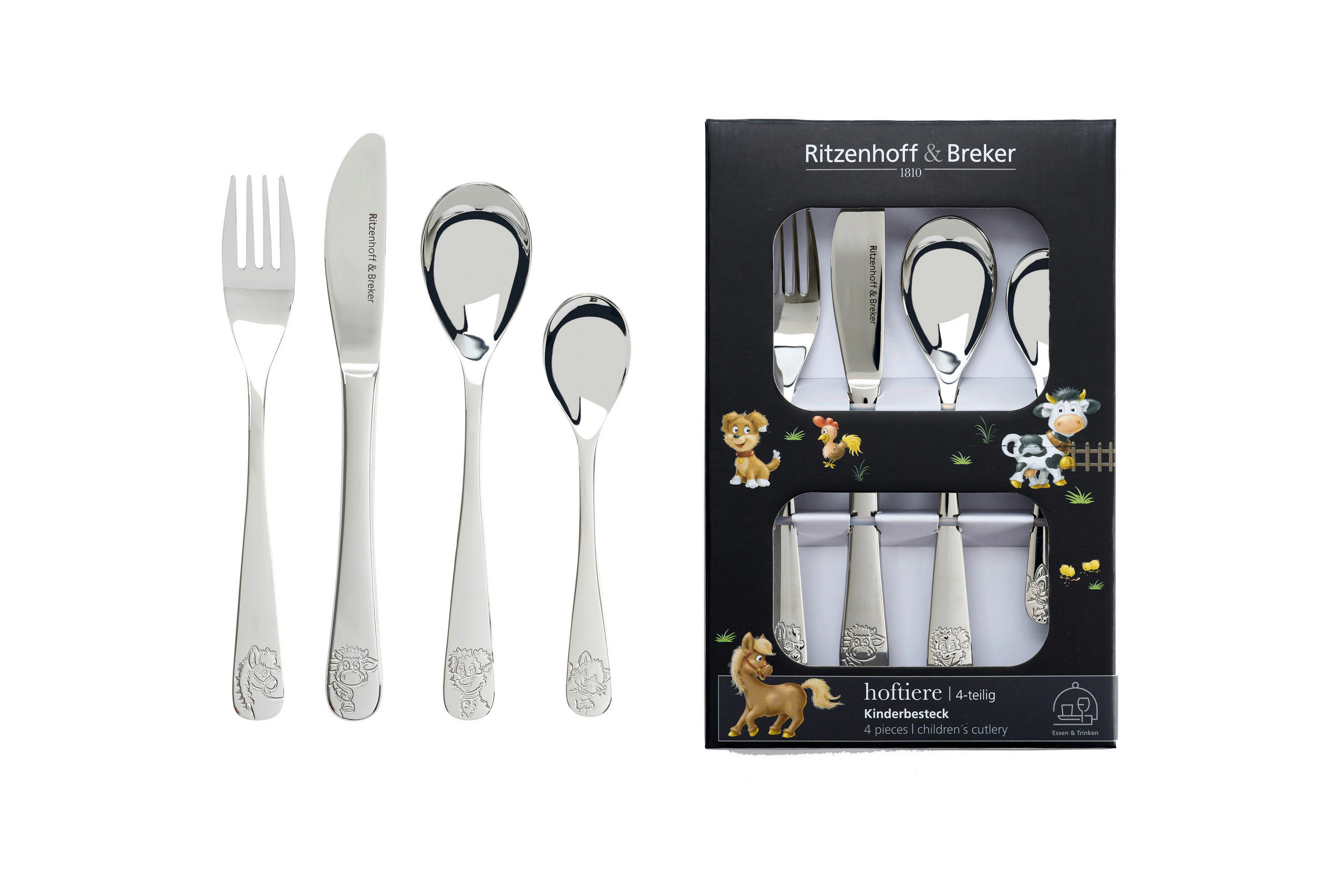 KINDERBESTECK - Silberfarben, KONVENTIONELL, Metall (15/23/3cm) - Ritzenhoff Breker