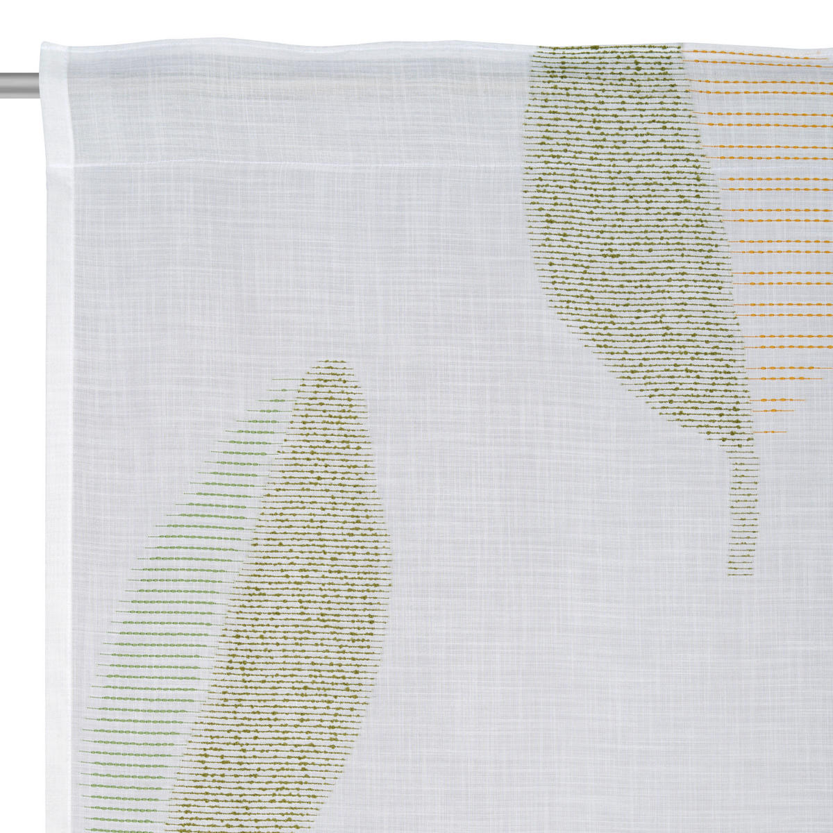 KÉSZFÜGGÖNY áttetsző  - zöld, Natur, textil (140/245cm) - Esposa